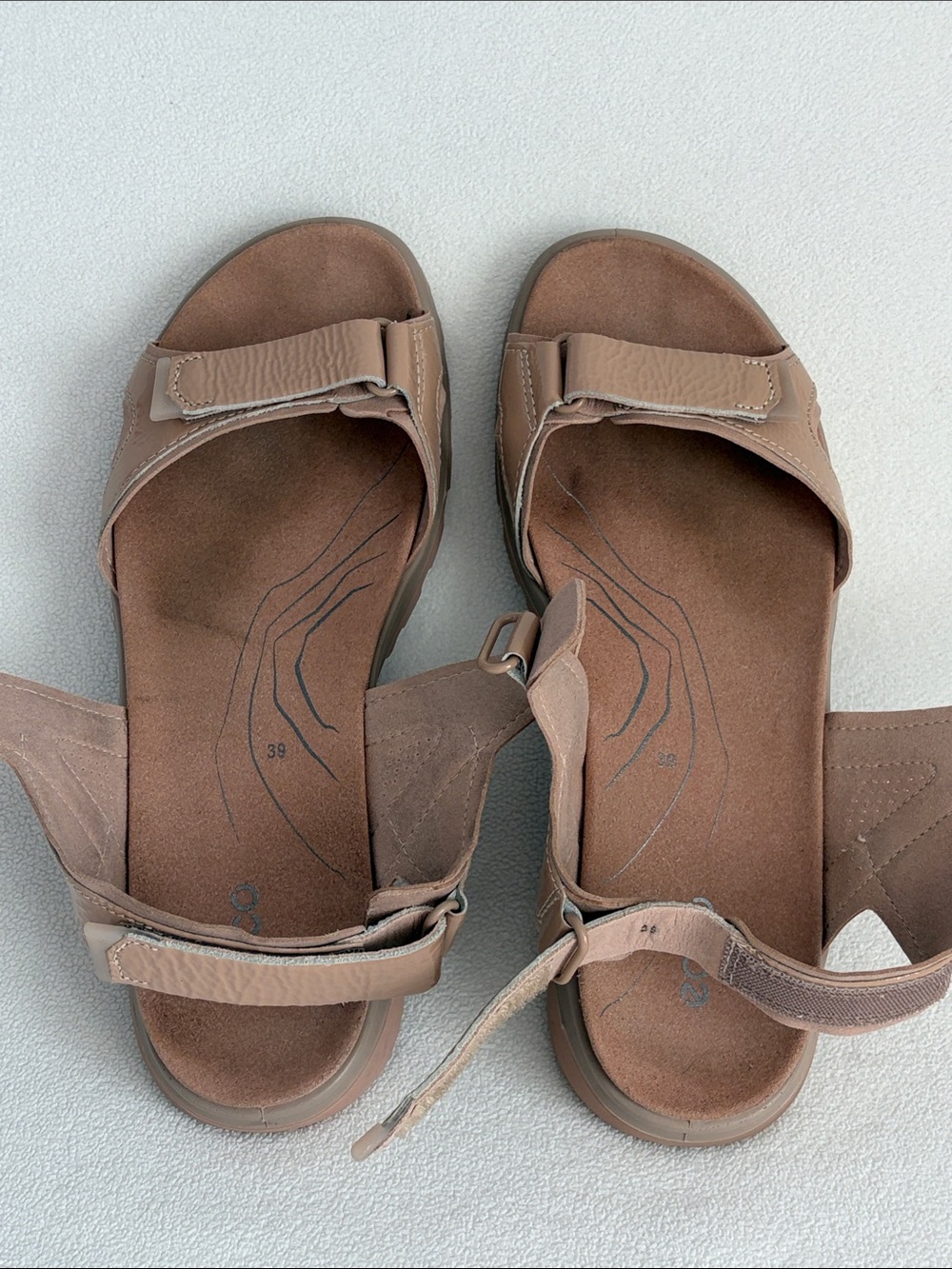 Ecco Yucatan 2.0 Sport Women’s Light Beige Adjustable Strappy Sandals - Picture 6 of 6